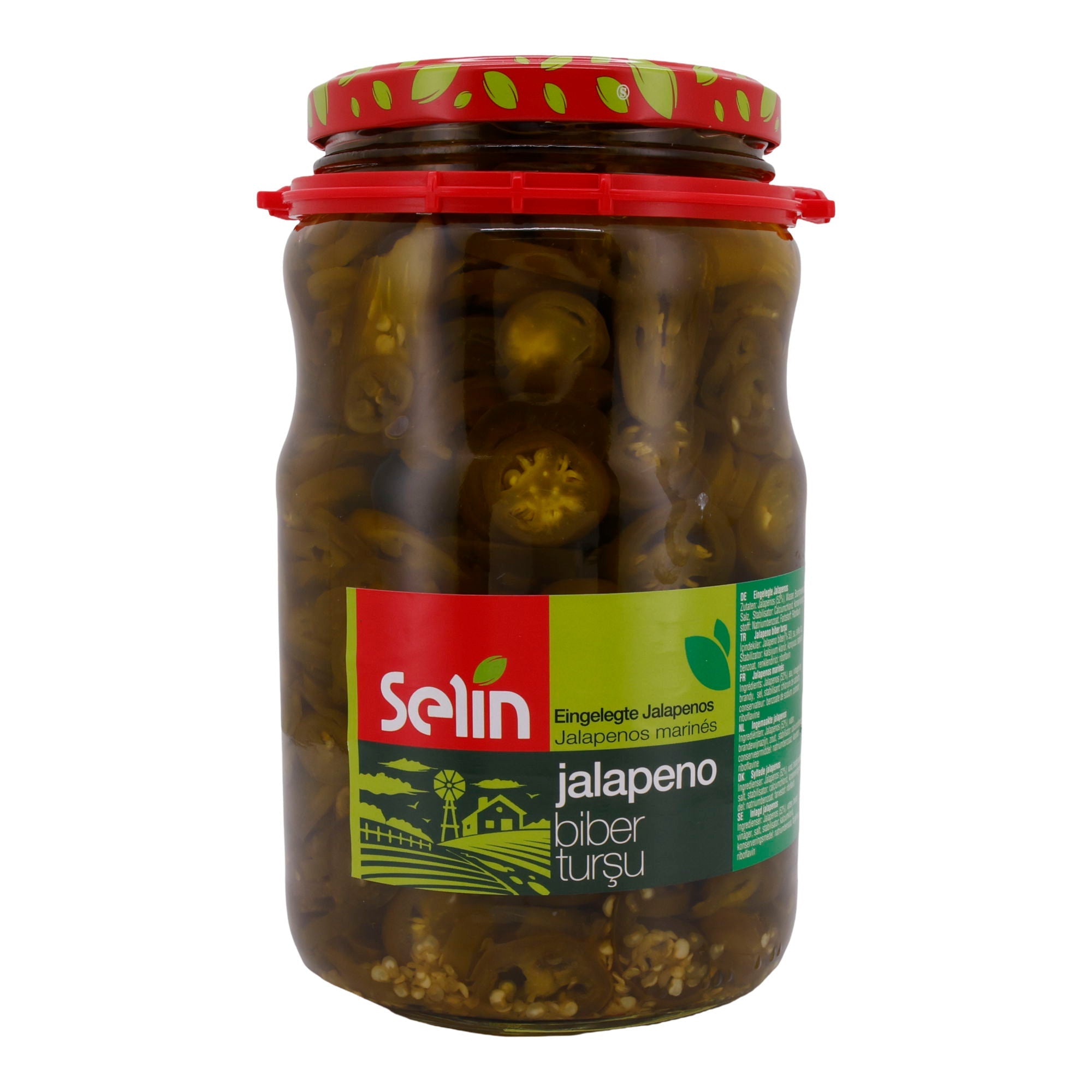Peperoni Selin | Jalapeños | Würzig und knackig | 1500g SELIN